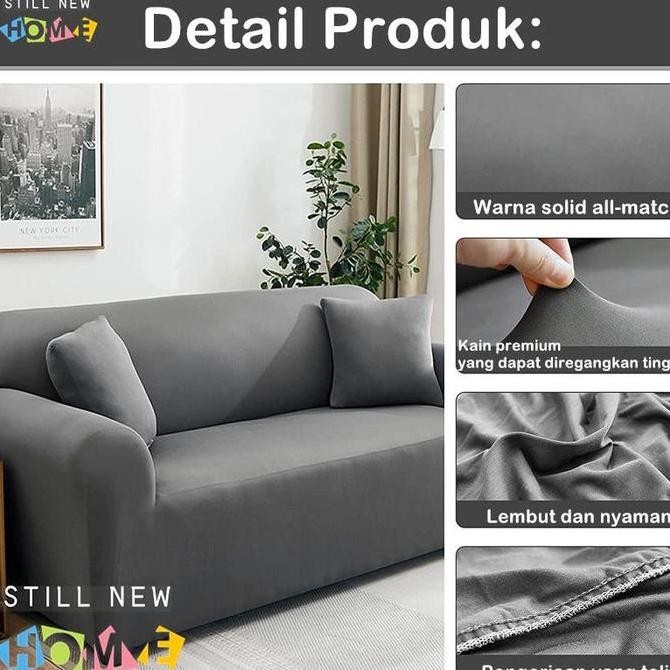 Promo Hadiah Acak1/2/3/4 Seater /Elastis Anti Selip Elastis Dengan Penutup Pelindung Furnitur Hewan 