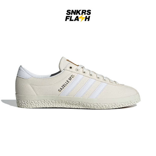 ADIDAS Gazelle Spzl Chalk White Sepatu Sneakers Pria - IG8940 - Size 42.7