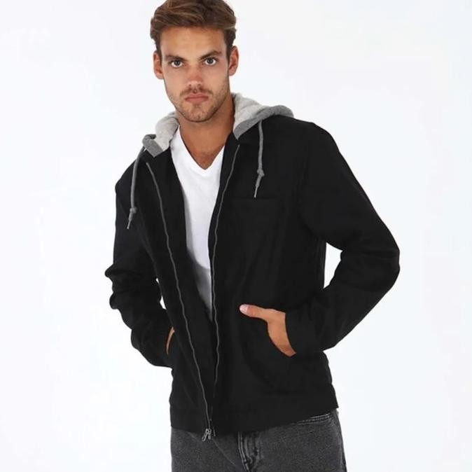 Promo Jaket Hoodie Volcom Original MJK Warren BLK COD