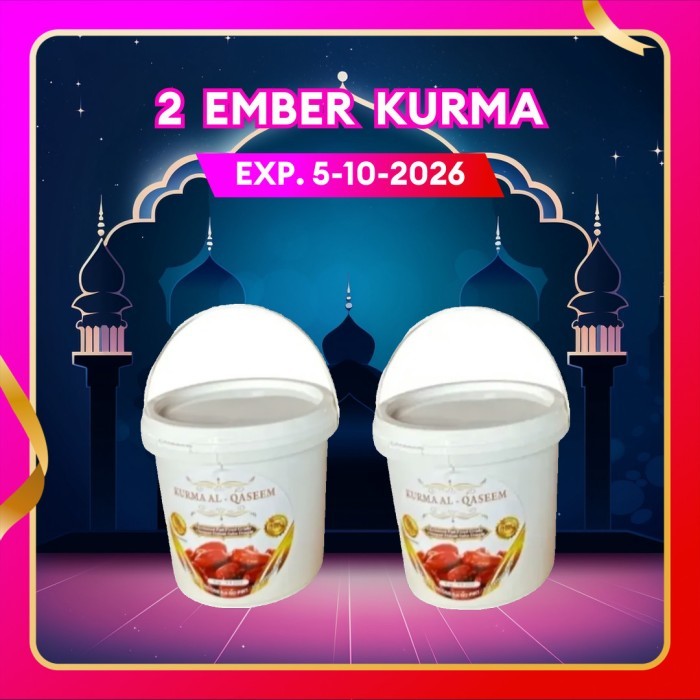

Kurma Al Qaseem Ember Al Qassim Madinah Kurma Raja 500gr exp.2026