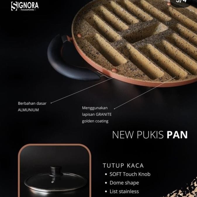 Promo Signora New Pukis Pan Kompor | Cetakan Kue Pukis Happy Call