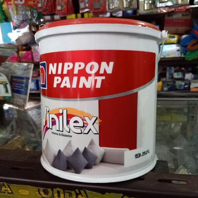 Cat tembok Vinilex warna 953A Pearly White kemasan 5 kg ( galon )