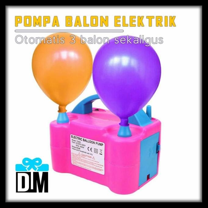 &<&<&<&] Mesin Pompa Tiup Balon Udara Elektrik Super Cepat Peniup Balon Blower