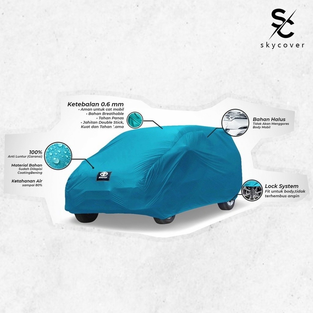 Cover Mobil Calya Sarung Mobil Calya Penutup Selimut Mobil Calya Anti Air Outdoor Indoor