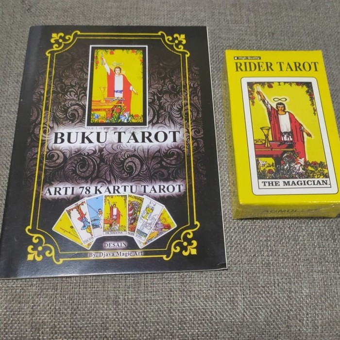 Buku Tarot Arti 78 Kartu Tarot + Bonus kartu Tarot The Magician