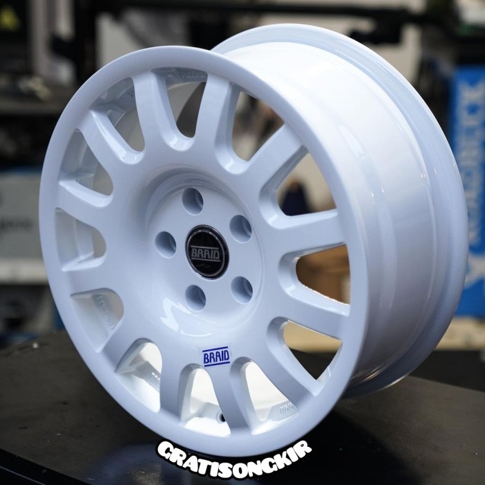 Velg mobil r16 ID RALLY PCD 5X114,3 PUTIH Velg racing ring 16