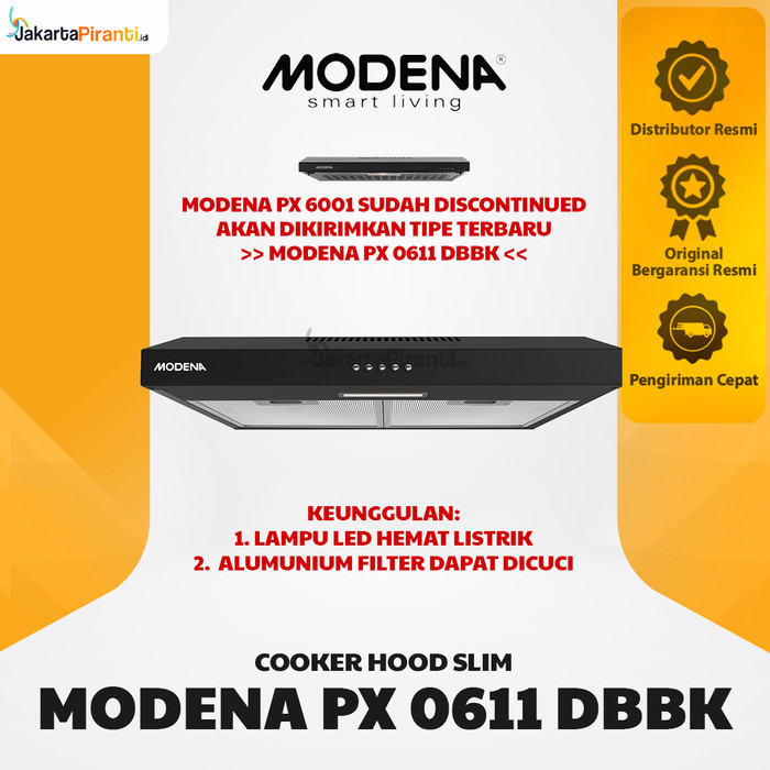 Cooker Hood Modena PX 6001 Slim Hood Modena 60 cm - PROMO