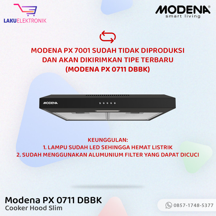 JUAL RUGI Cooker Hood Modena PX 7001 - Cooker Hood 70 cm