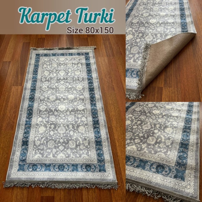 Promo Karpet Turki Import Anti Bakteri Anti Selip Machine Washable Best Quality Asli 100% Original
