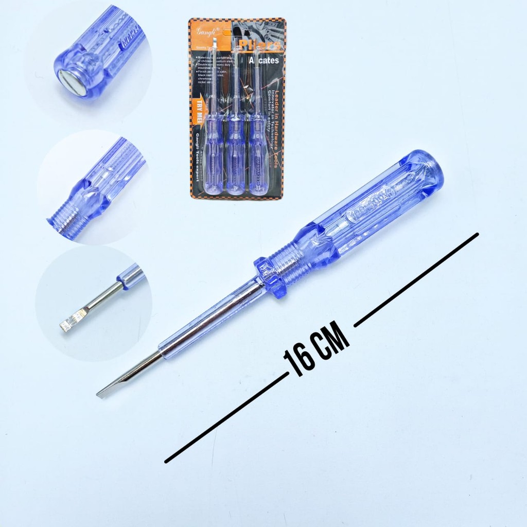 OBENG TESPEN SET ISI-3 PCS DT-3 || OBENG TESPEN GANGLI PLIERS 3PCS