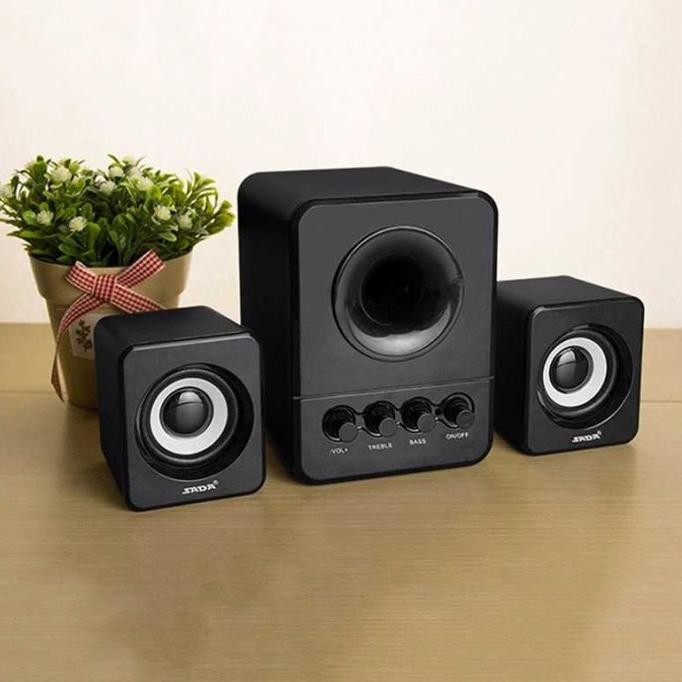 SPEAKER AKTIF SPEKER LAPTOP SPIKER PC KOMPUTER HP SUBWOOFER BASS