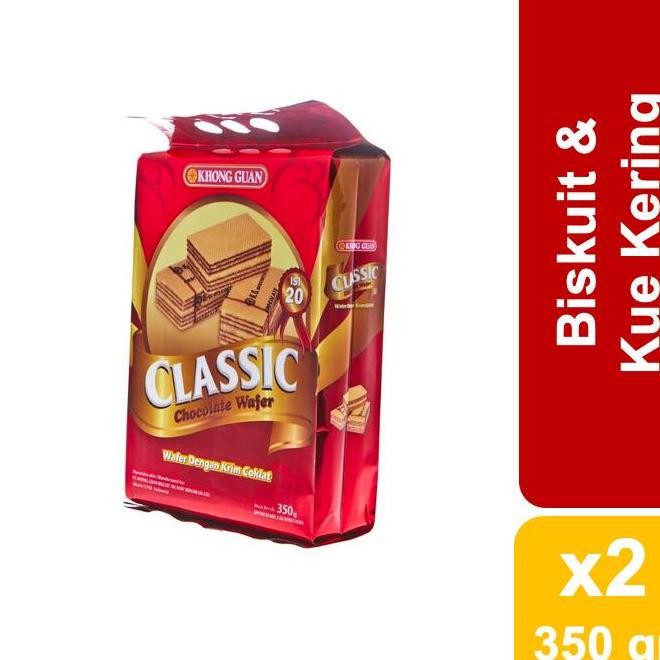 

Hong Guan Claic Wafer Chocolate 350 Gr 2 Pc