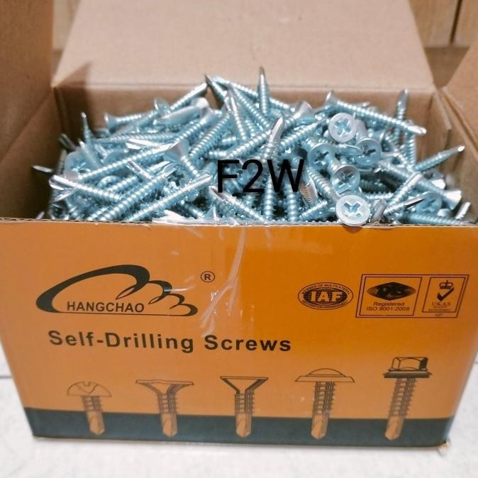 SEKRUP SDS FH (+) 8X32 HANGCHAO SKRUP ROOFING BAJA RINGAN SDS #8X32