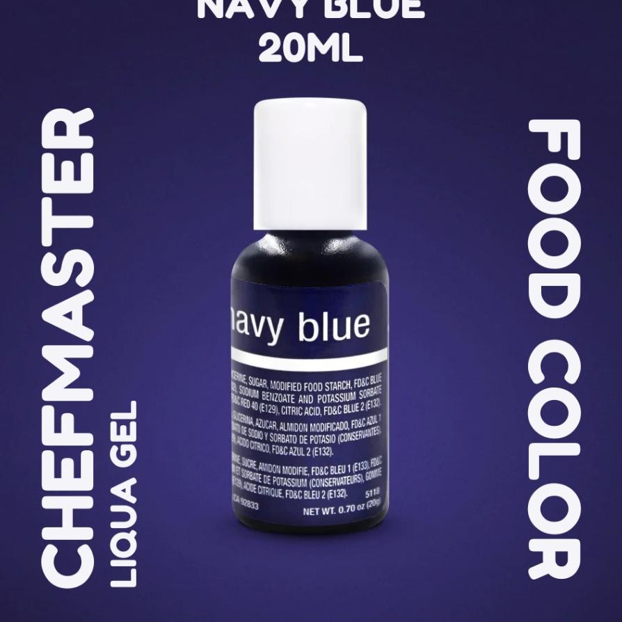 

Chefmater Liqua Gel Navy Blue 20Gr Pewarna Maanan Ue