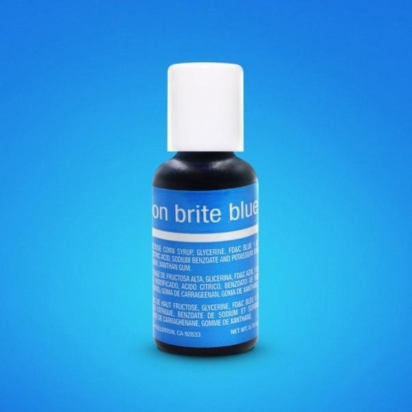 

Neon Te Blue Chefmater Liquagel Food Colng 20 Ml