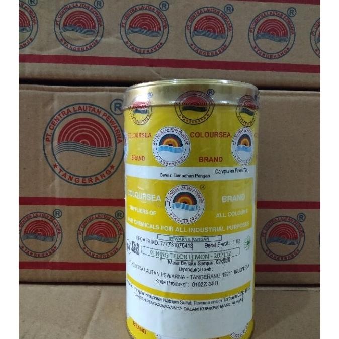 

Pewarna Maanan Bubu Colourea Brand Uning Lemon Lemon Egg Yellow 212