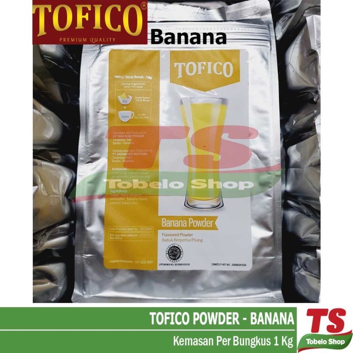 

TOFICO BANANA POWDER / TOFICO POWDER BANANA / BUBUK MINUMAN BANANA