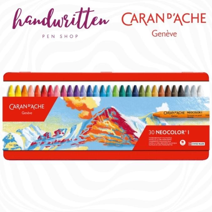 

CARAN DACHE NEOCOLOR BOX OF 30 COLORS CRAYON / PENSIL WARNA CARAN D'ACHE NEO COLOR