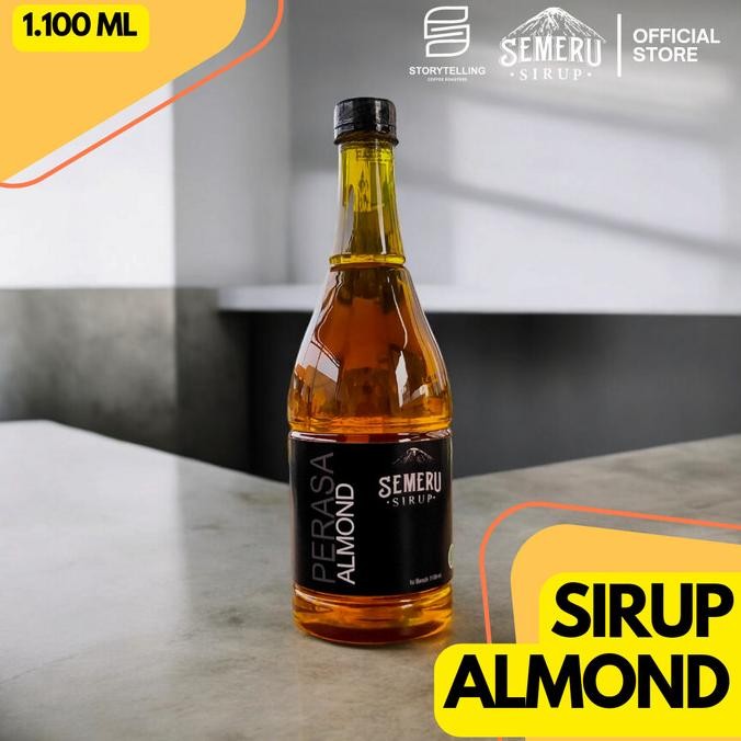 

ALMOND SIRUP (SEMERU) 1 LITER / 1000 ML Berkualitas