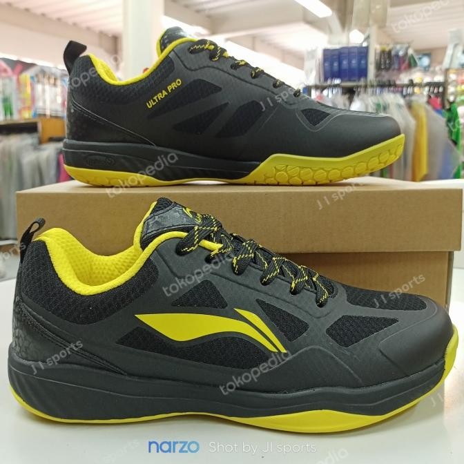 Sale Original Sepatu Badminton Bulutangkis Lining Li Ning Ultra Pro Hitam