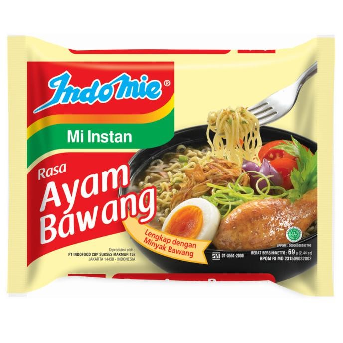 

INDOMIE AYAM BAWANG 69 G KUAH PER 10 PCS ORIGINAL