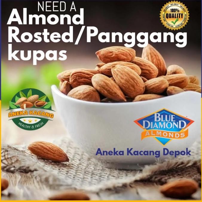 

Blue Diamond Almond Panggang 500 Gr Kacang Almond Premium Roasted Berkualitas