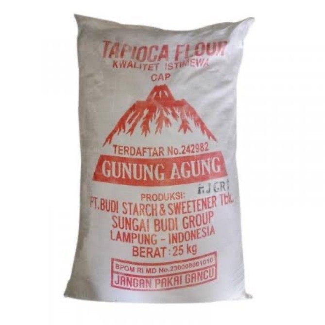 

TAPIOKA GUNUNG AGUNG 25 KG