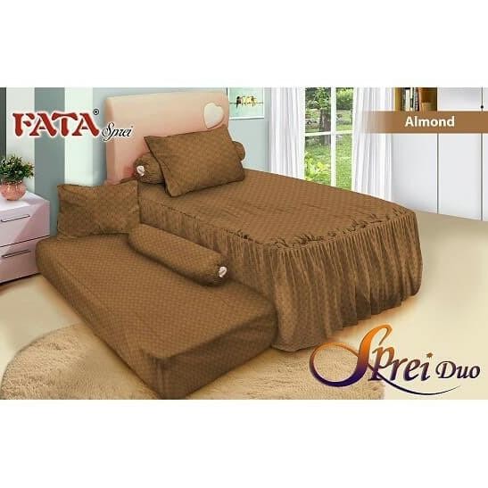 

SPREI DOUBLE - SPREI SORONG - SPREI DUO POLOS EMBOSS ALMOND Berkualitas