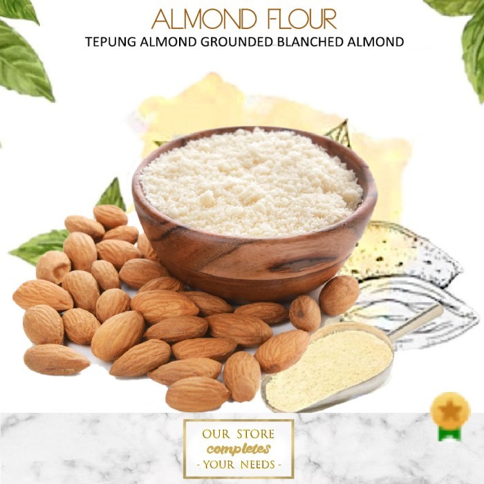 

ORGANIC ALMOND FLOUR TEPUNG ALMOND ORGANIK NATURAL TEPUNG ALMOND 1 KG