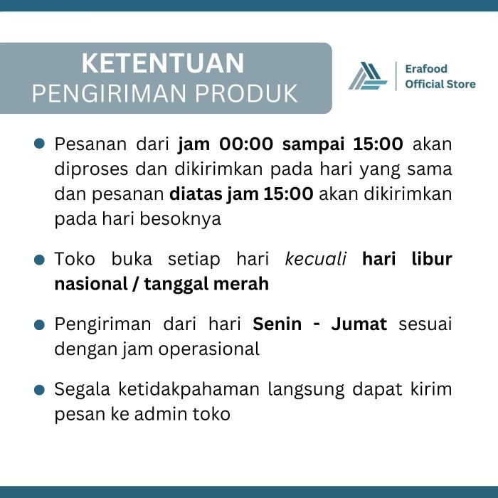 

BOGASARI TEPUNG TERIGU CAKRA KEMBAR 1 KG - 1 KARTON @12PCS