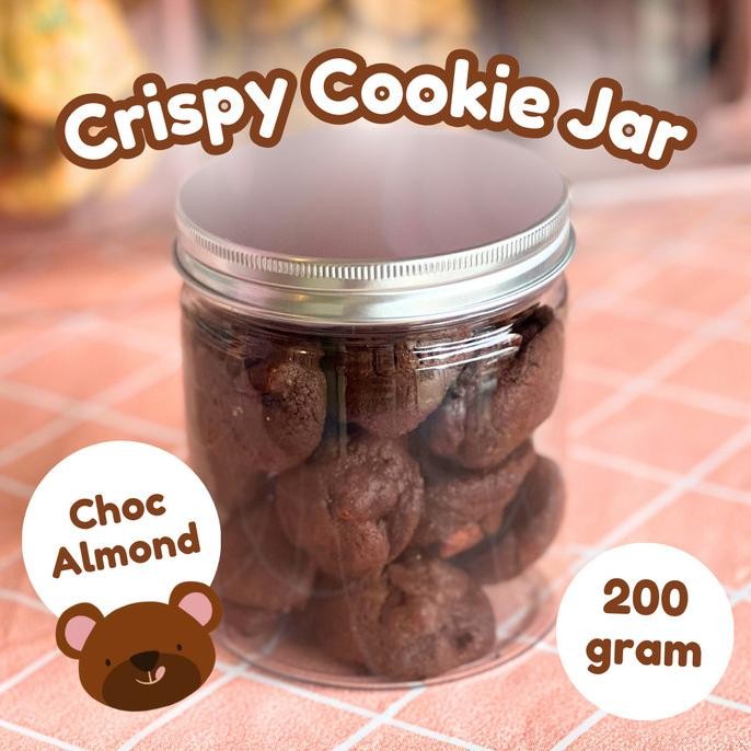 

Crispy Choc Almond Cookies Toples | Honeybear Bakery Coklat Chip Kado Kue Kering Kado Ultah Berkualitas