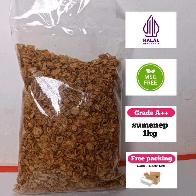 

BAWANG GORENG ASLI SUMENEP 1KG ORIGINAL