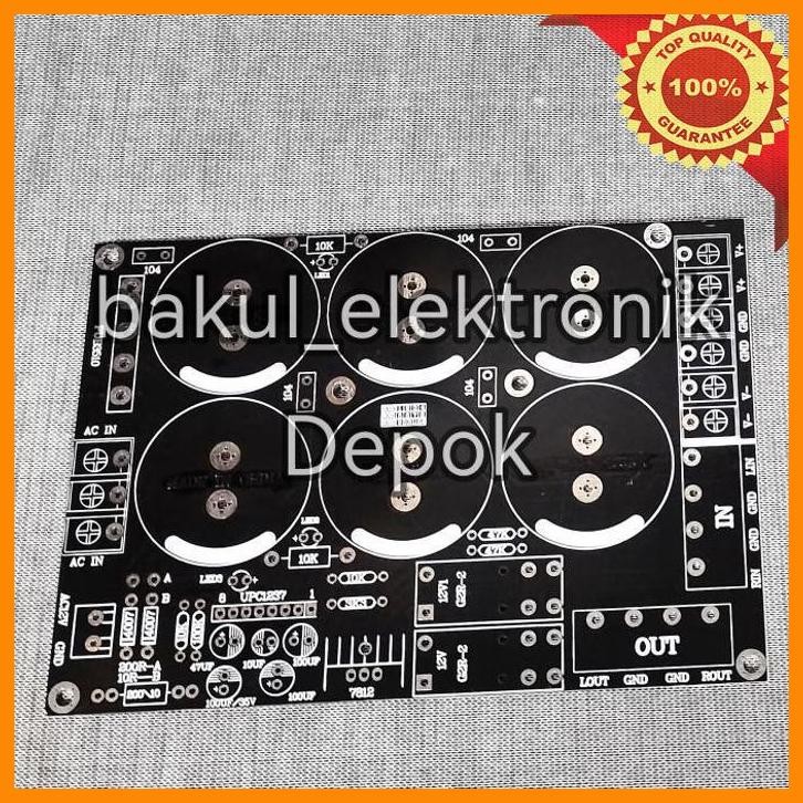 [bak] pcb psu 4 elco +protech speaker upc1237