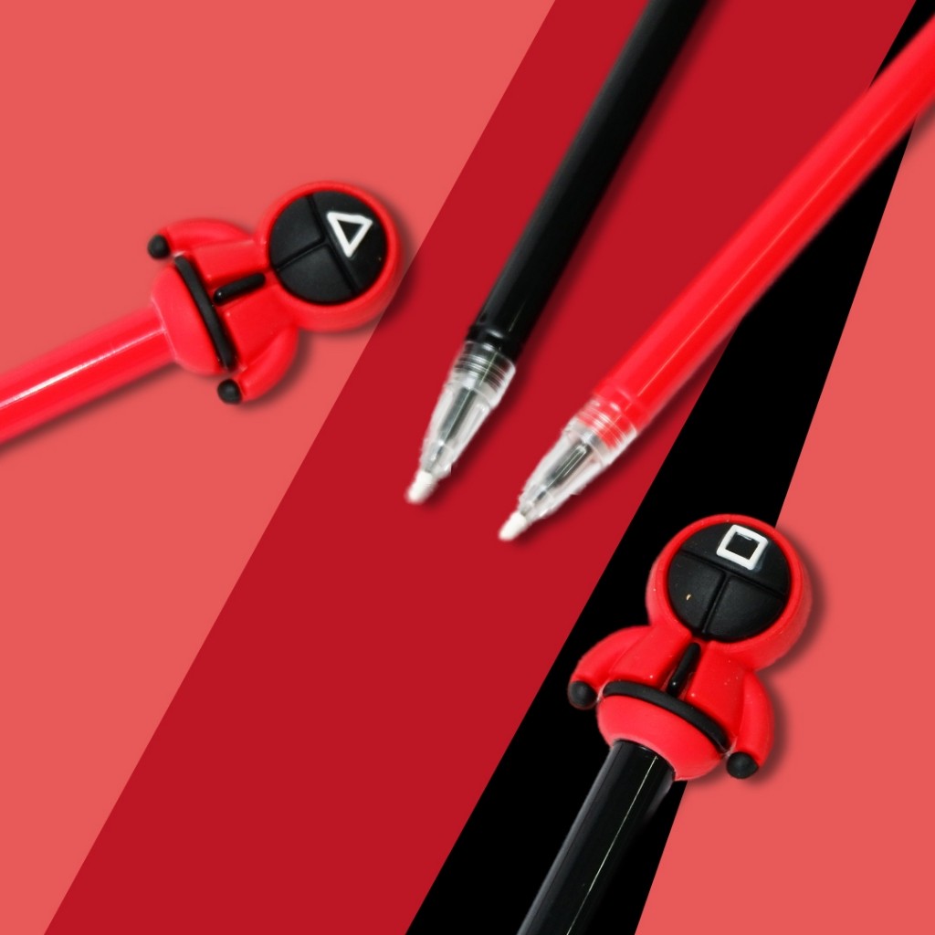 

Alat Tulis Anak Gel Pen Karakter Squid Game Pena Ball Point Pulpen Gel / Alat Tulis Anak Karakter Lucu Gel Pen 379 PerPcs