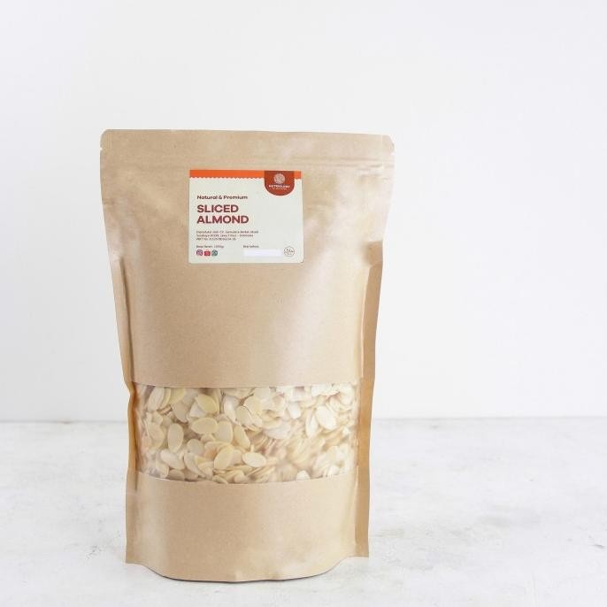 

Almond Slice / Almond Iris Mentah 1 KG - Natural & Premium Berkualitas