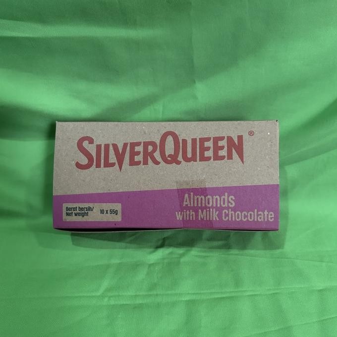 

cokelat silverqueen 62 gr almond Berkualitas