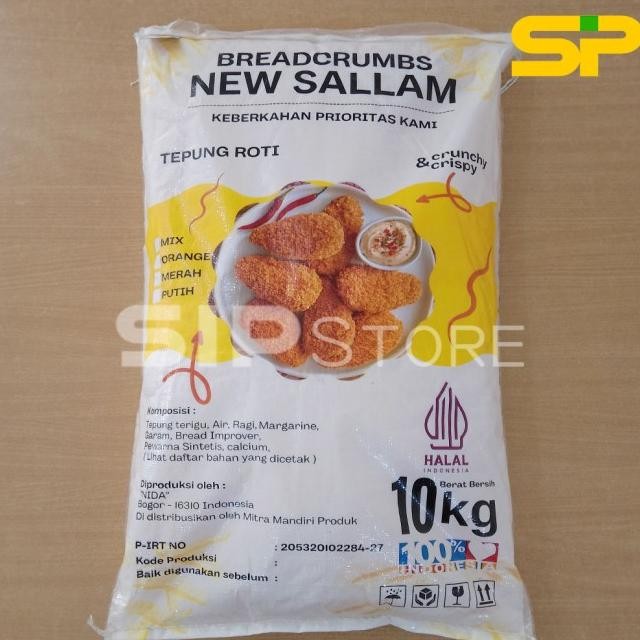 

New Allam Tepung Roti Tepung Panir Bread Crumb 10G