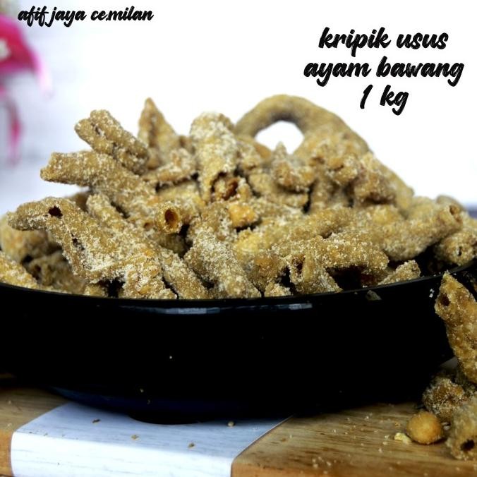 

KRIPIK USUS RASA AYAM BAWANG AFIF JAYA CEMILAN ORIGINAL