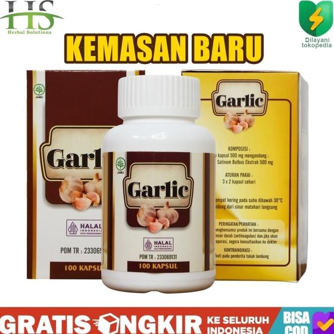 

GARLIC - BLACK GARLIC - KAPSUL BAWANG HITAM - NANO TECHNOLOGY - BPOM ORIGINAL