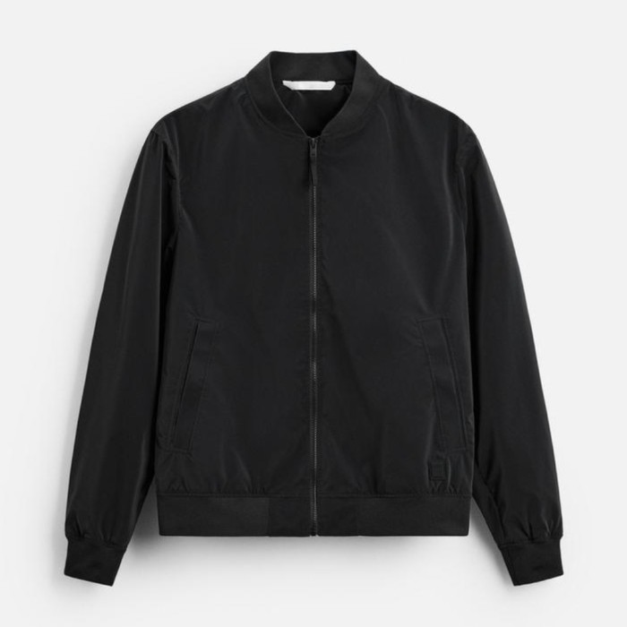 Terbaru Jaket Bomber Zara Pria Original - Hitam Best Seller