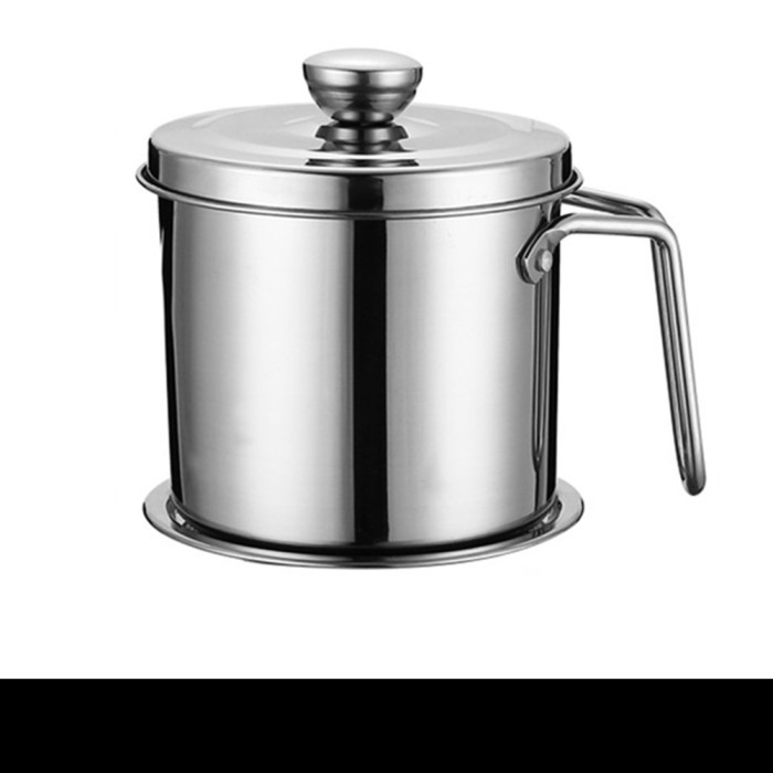 Oil Pot Saringan Minyak Jelantah / Oil Strainer Pot Stainless 304