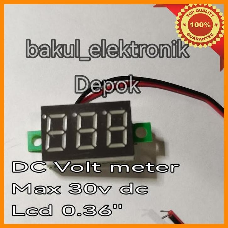 [bak] volt meter dc digital 0-100 v
