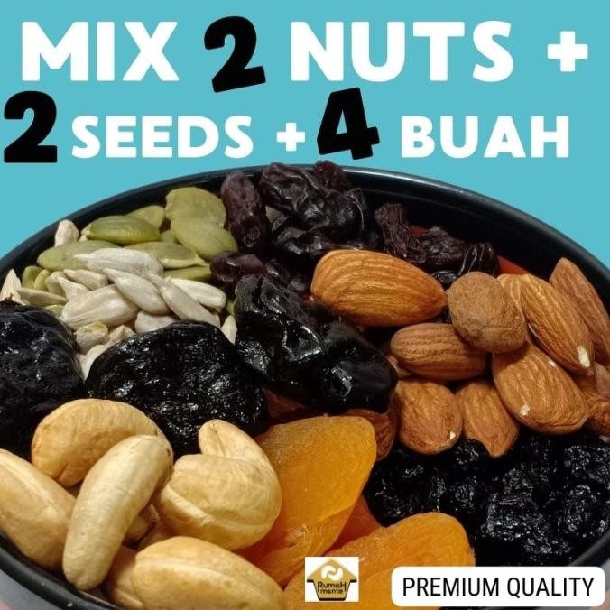 

MIX 8 SUPERFOOD 500GR ALMOND METE SUNFLOWER PUMPKIN BLUEBERRY APRICOT Berkualitas