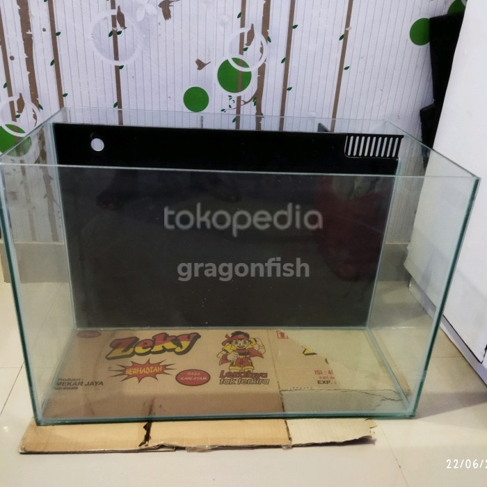 NEW aquarium 60x40x40 sump belakang