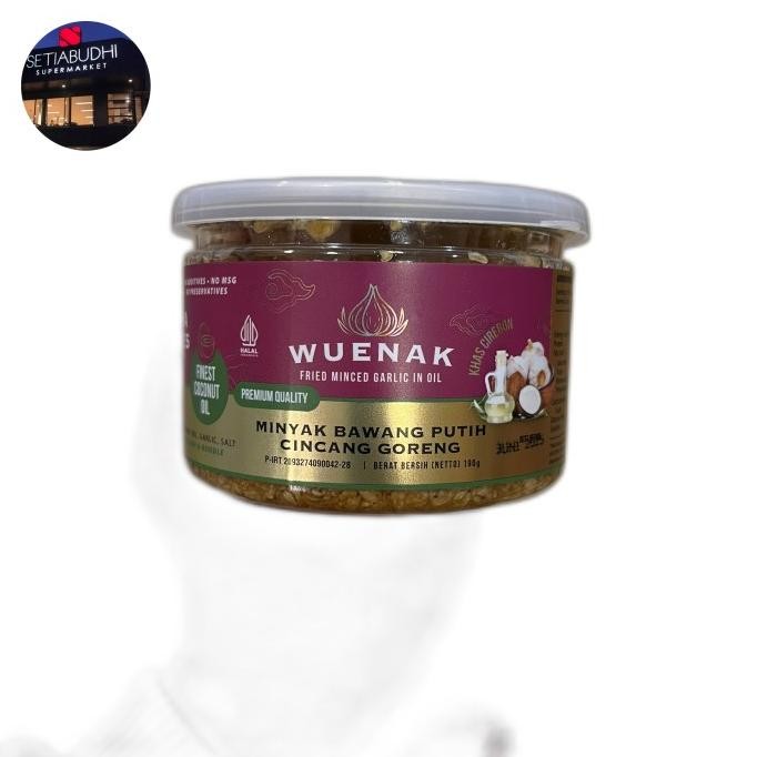

WUENAK MINYAK BAWANG PUTIH GORENG 190 GR ORIGINAL