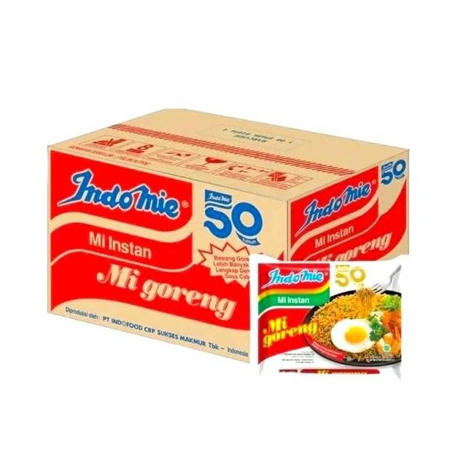 

INDOMIE GORENG 1 DUS ISI 40 PCS MIE INSTAN GORENG MAKANAN NOODLES FOOD BAWANG KUAH SOTO AYAM IGA ORIGINAL
