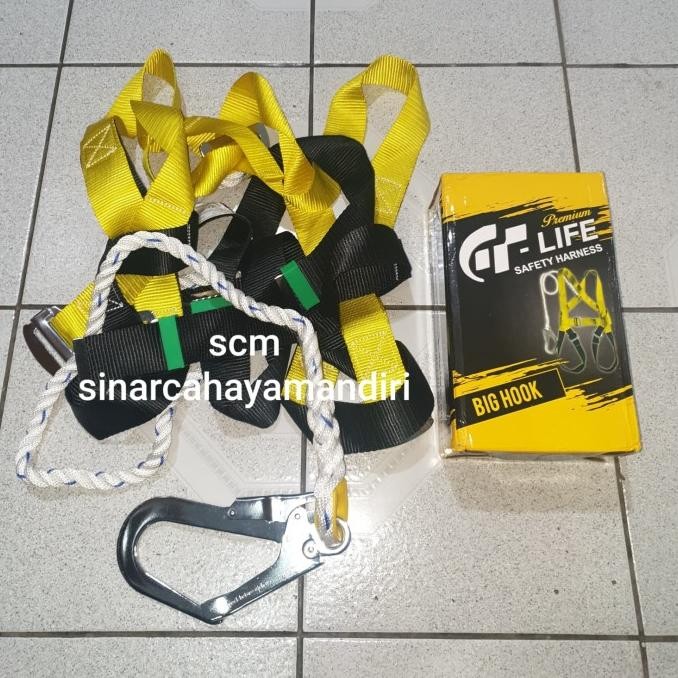 Sale Body harness single hook besar heavy duty GT LIFE pengaman safety