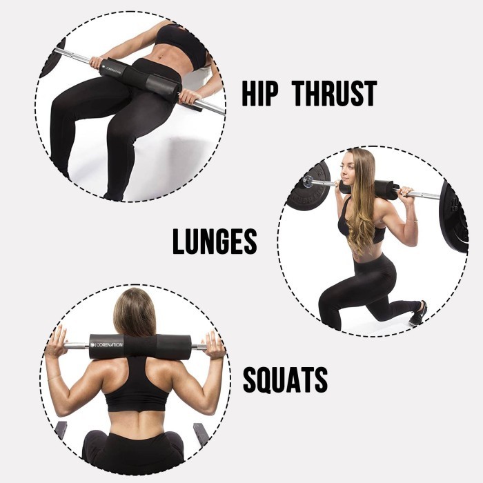 Corenation Hip Thrust Pad Hip Thrust Foam Squat Pad Barbell Foam