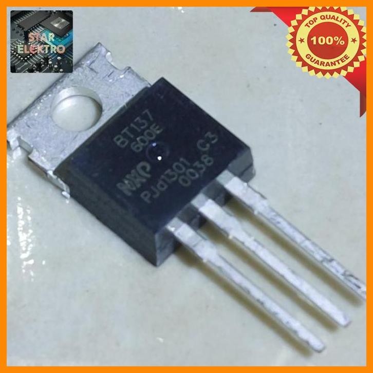 [SRE] BT137 600E To-220 BT137600E BT 137 600 Triac Four Quadrant 8A 600V Transistor NXP SCR Triacs T