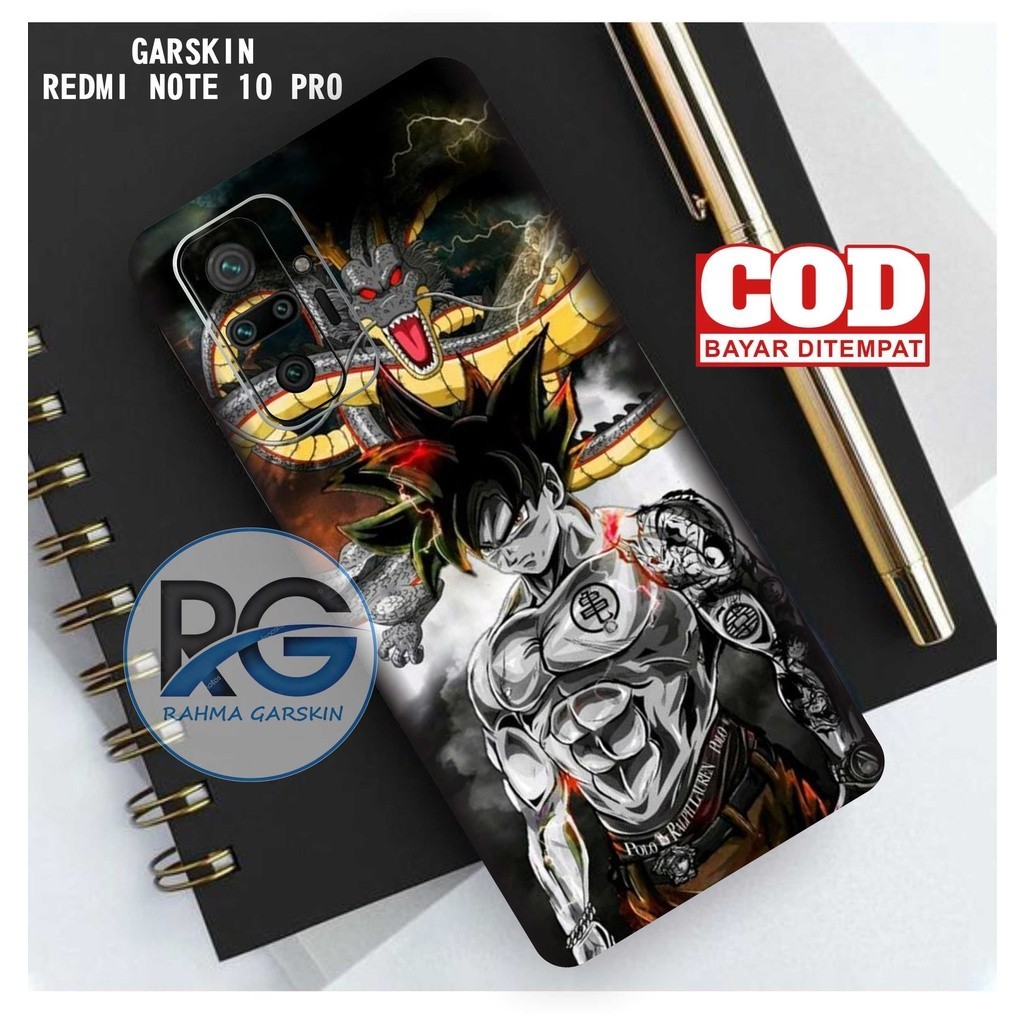 

Terlaris Redmi Note 10 Pro Garskin Stiker Custom Case Laminasi Tebal COD